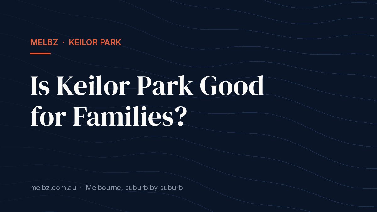 Title card: Is Keilor Park Good for Families?