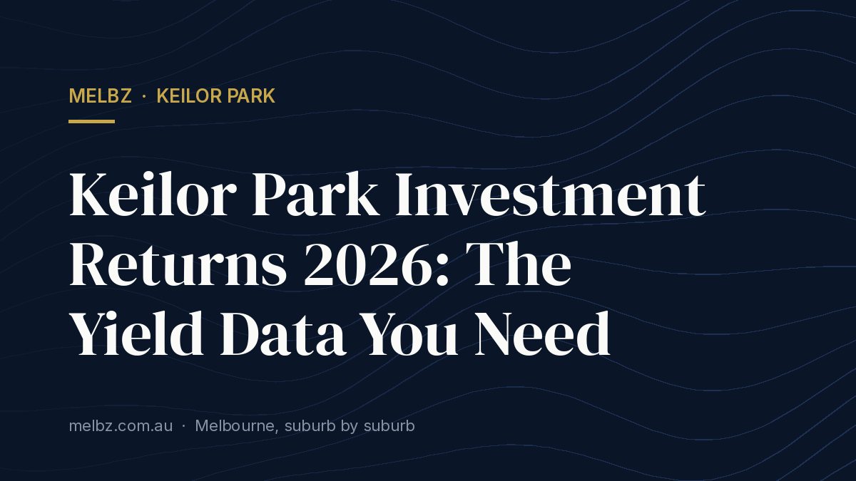 Title card: Keilor Park Investment Returns 2026: The Yield Data You Need