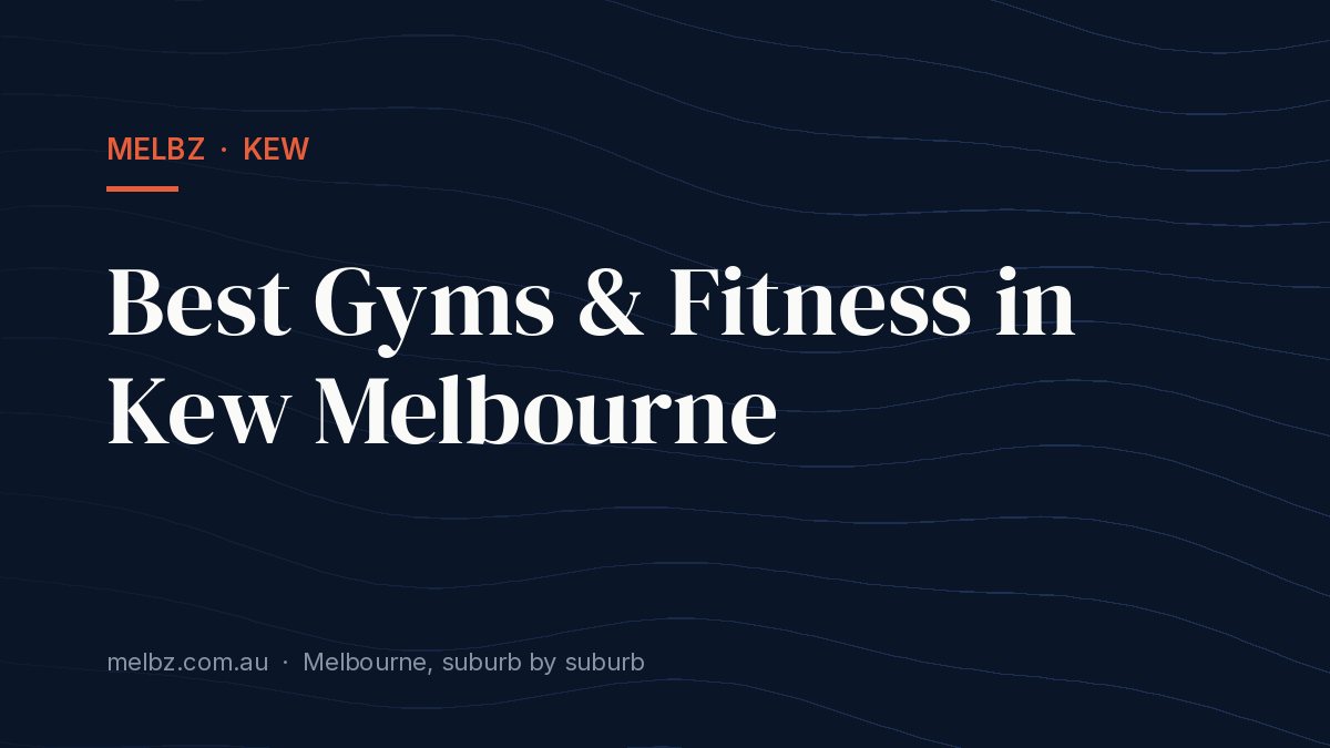 Title card: Best Gyms & Fitness in Kew Melbourne