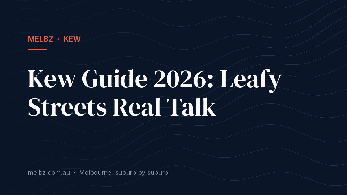 Title card: Kew Guide 2026: Leafy Streets Real Talk