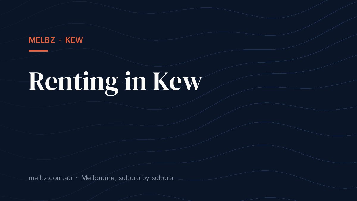 Title card: Renting in Kew