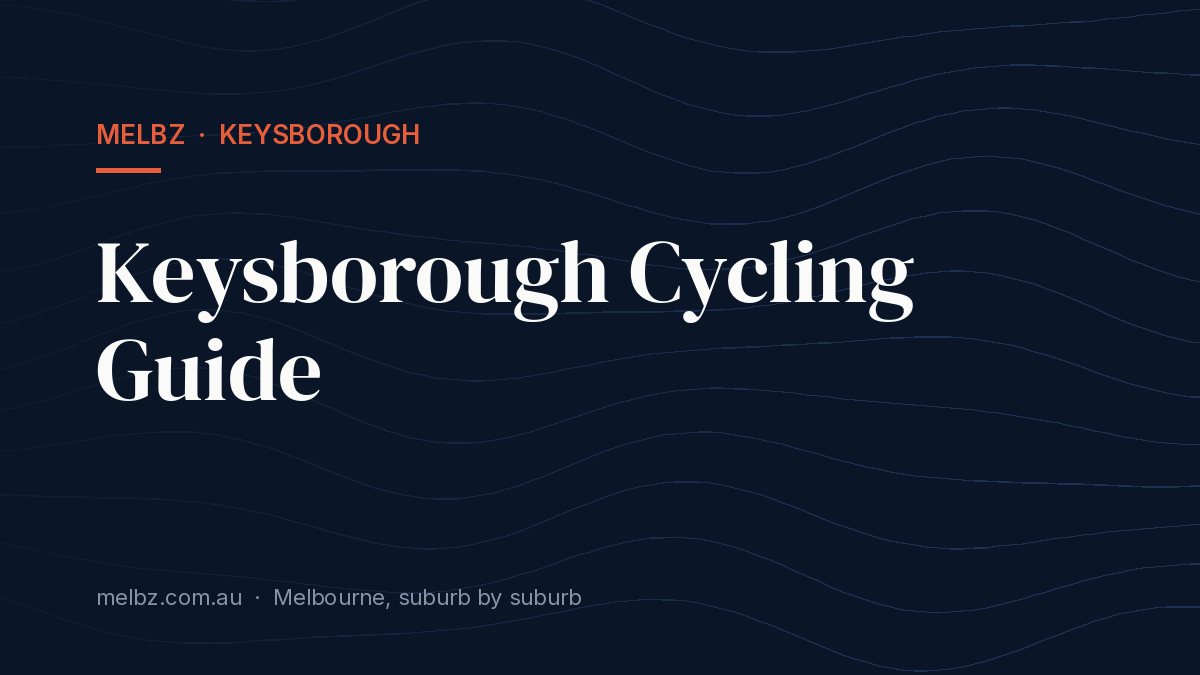 Title card: Keysborough Cycling Guide