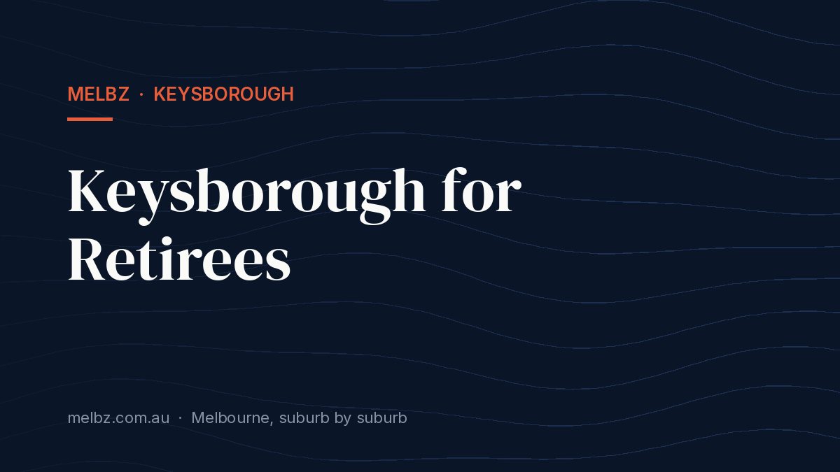 Title card: Keysborough for Retirees