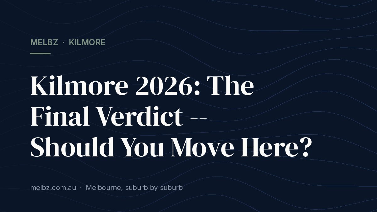 Title card: Kilmore 2026: The Final Verdict -- Should You Move Here?