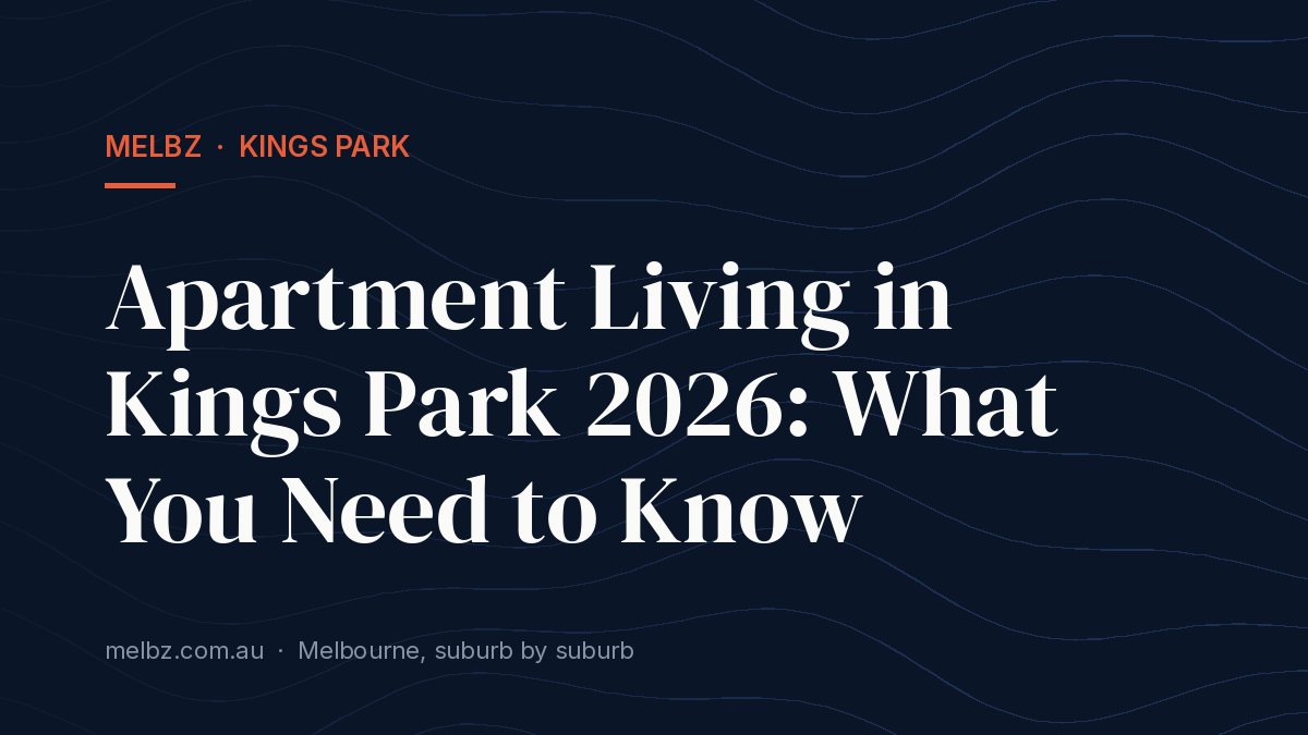Title card: Apartment Living in Kings Park 2026: What You Need to Know