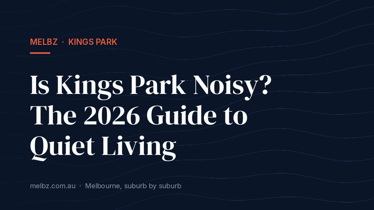 Title card: Is Kings Park Noisy? The 2026 Guide to Quiet Living