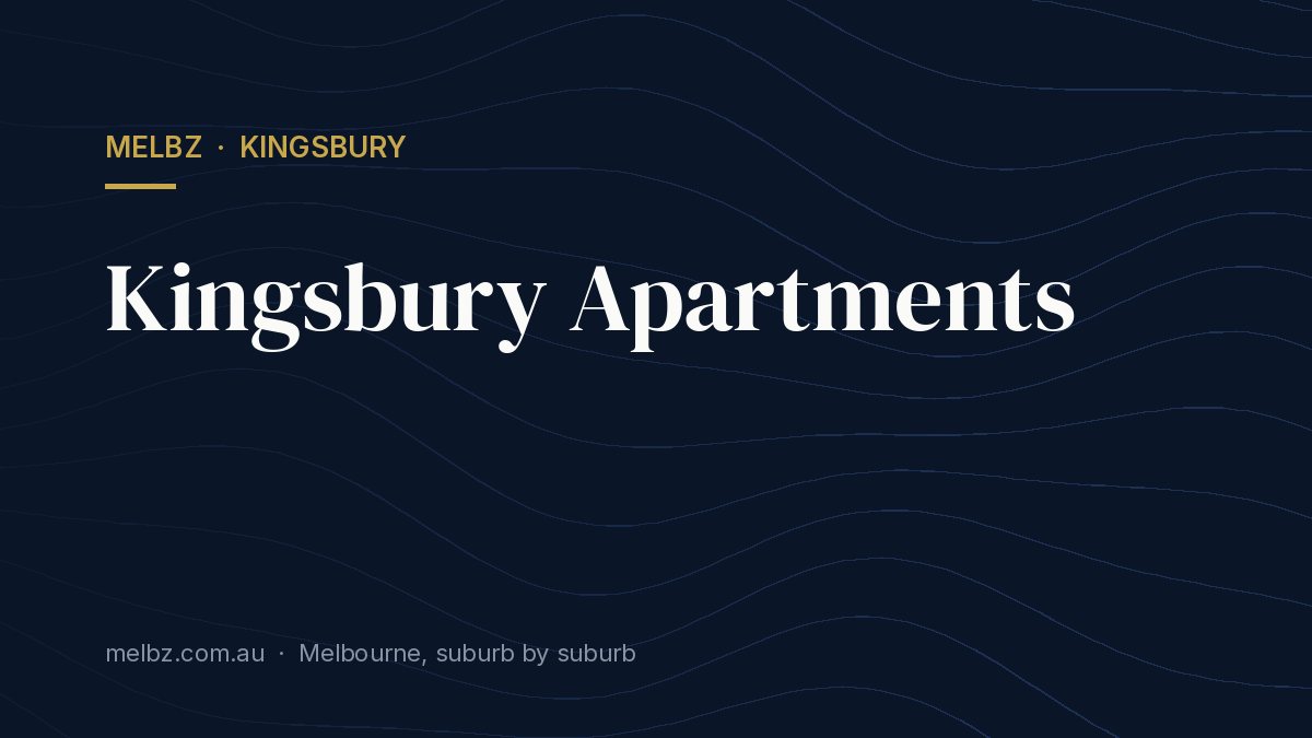 Title card: Kingsbury Apartments