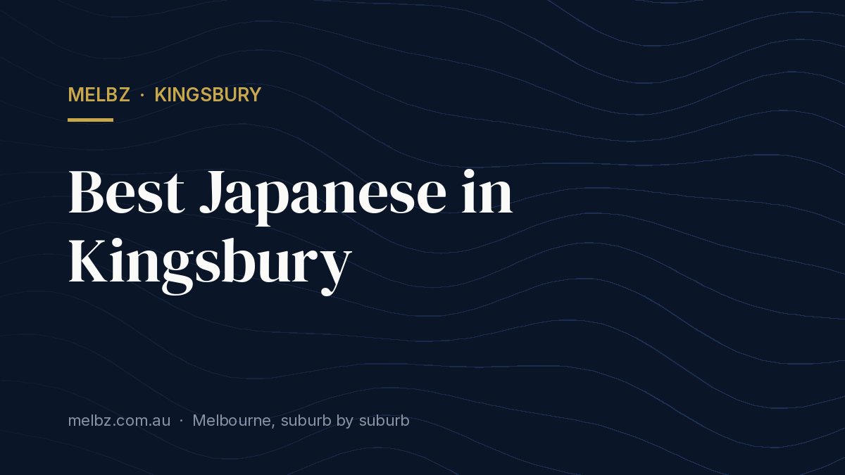 Title card: Best Japanese in Kingsbury