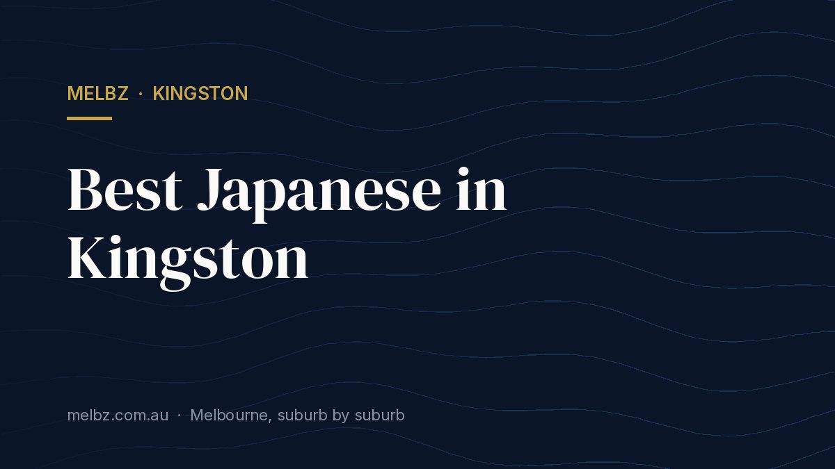 Title card: Best Japanese in Kingston
