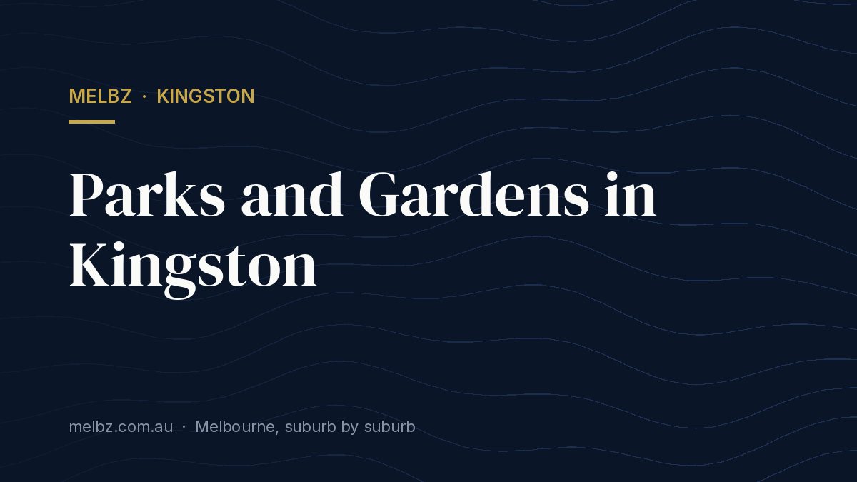 Title card: Parks and Gardens in Kingston