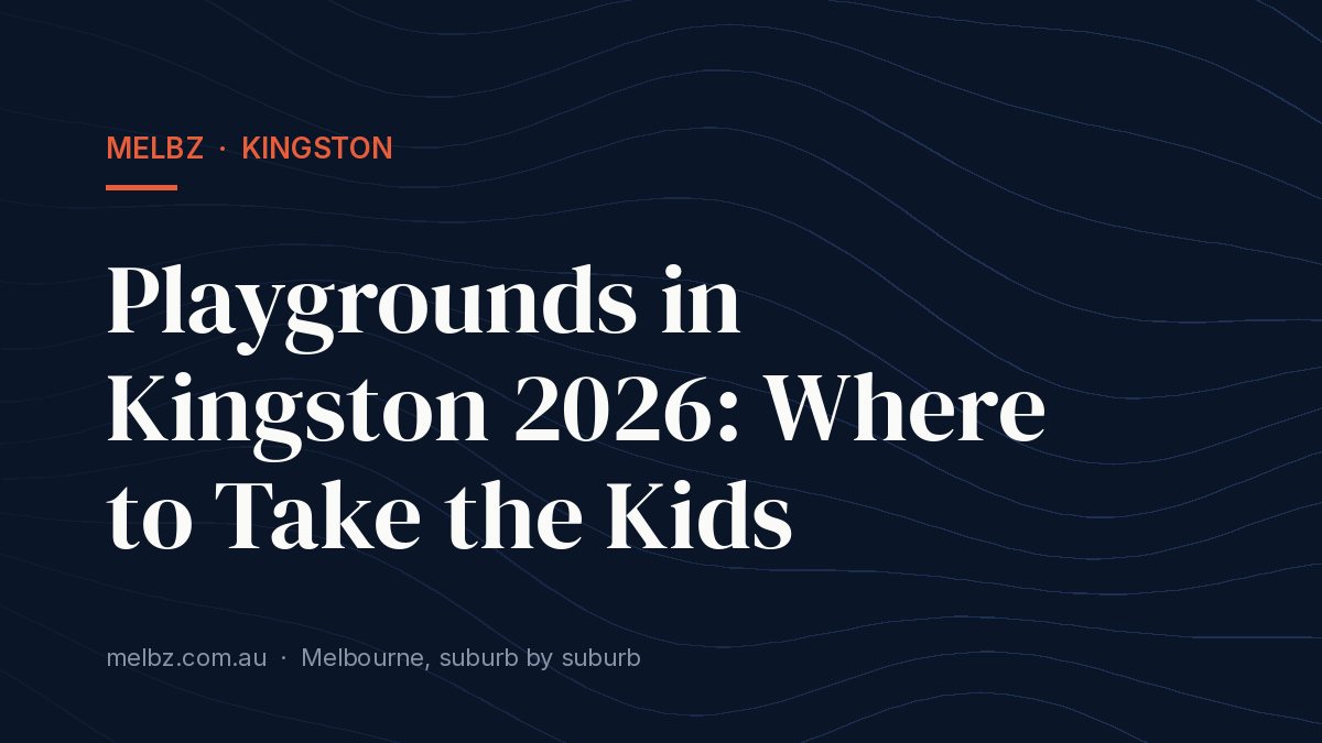 Title card: Playgrounds in Kingston 2026: Where to Take the Kids
