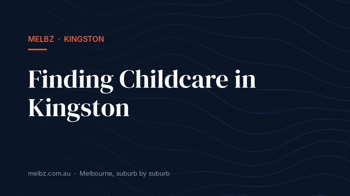 Title card: Finding Childcare in Kingston