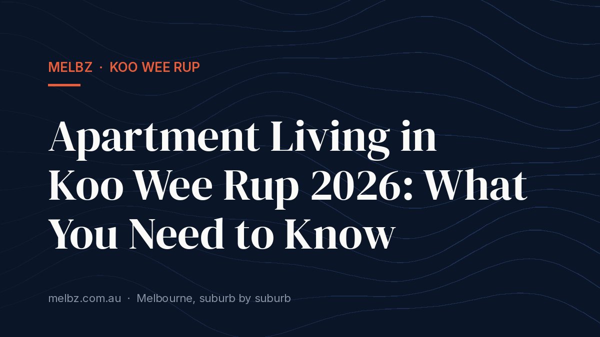 Title card: Apartment Living in Koo Wee Rup 2026: What You Need to Know