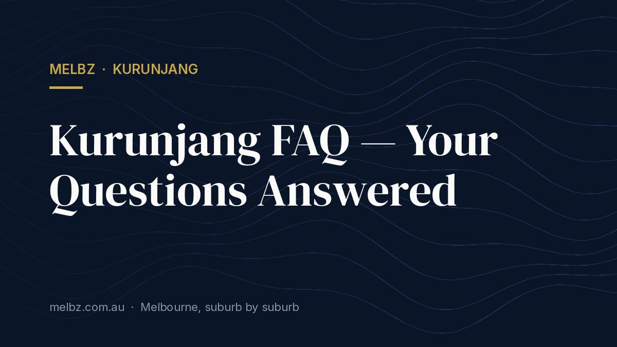 Title card: Kurunjang FAQ — Your Questions Answered