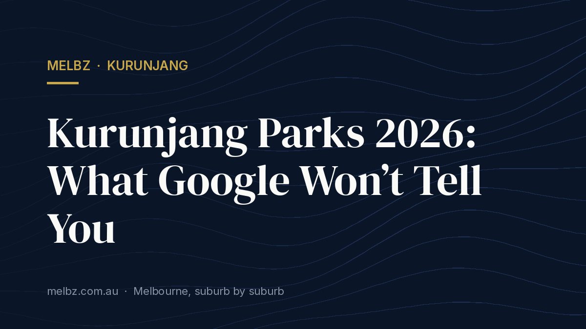 Title card: Kurunjang Parks 2026: What Google Won’t Tell You