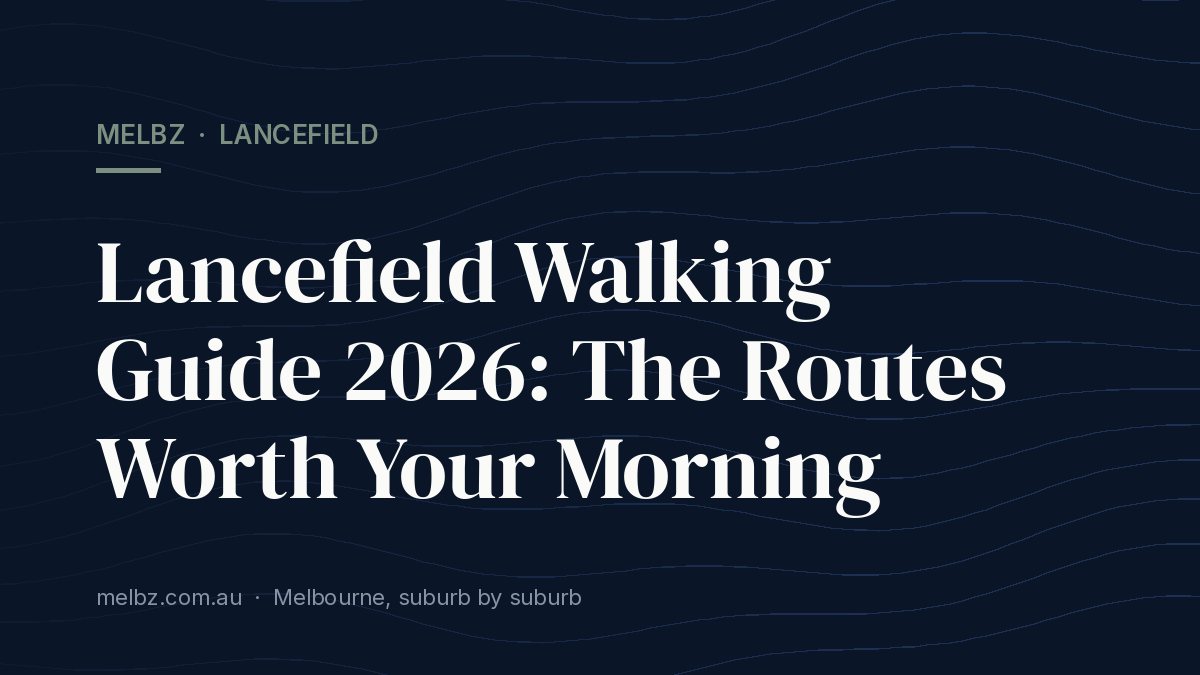 Title card: Lancefield Walking Guide 2026: The Routes Worth Your Morning