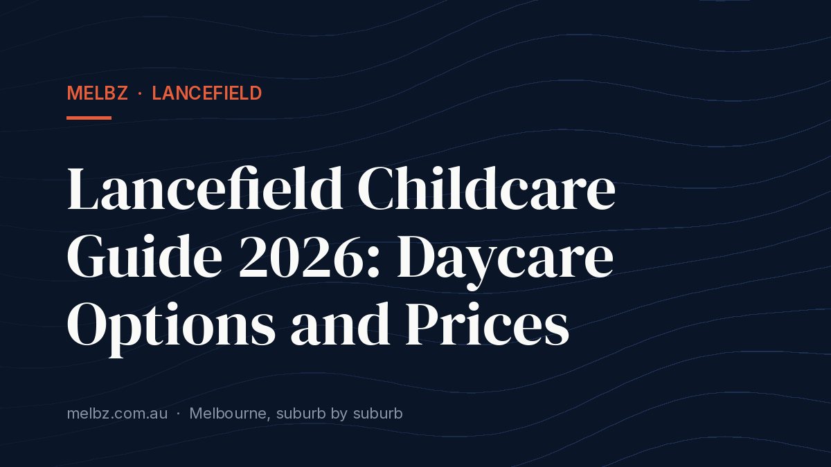 Title card: Lancefield Childcare Guide 2026: Daycare Options and Prices