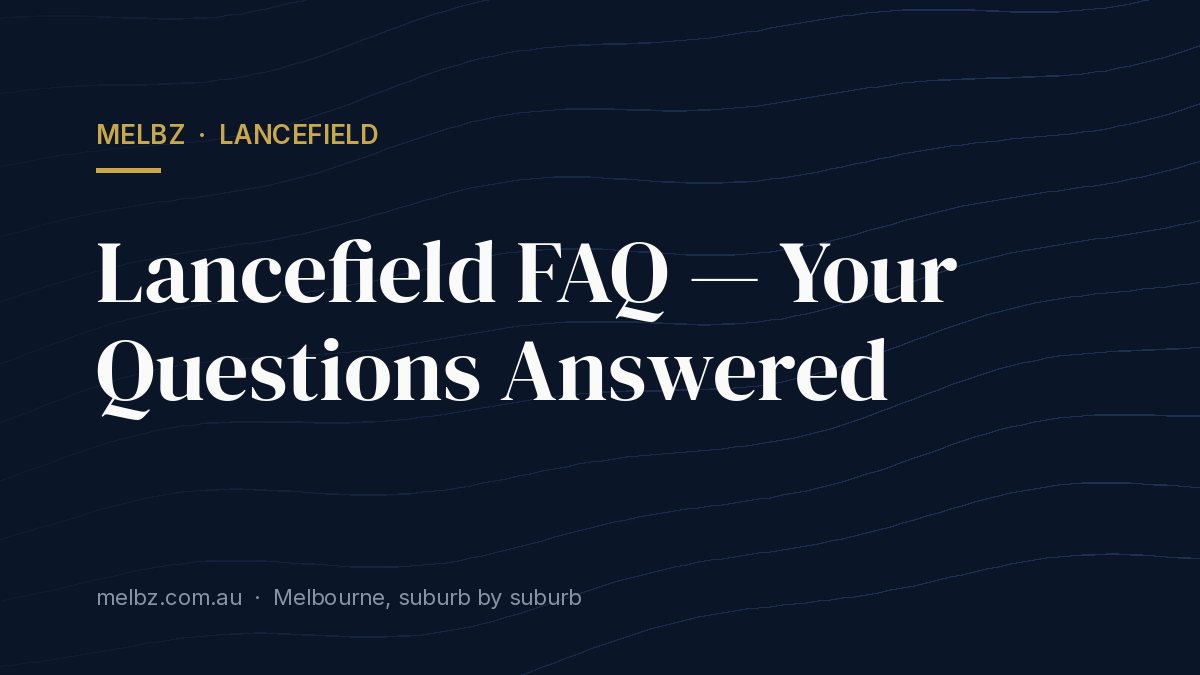 Title card: Lancefield FAQ — Your Questions Answered