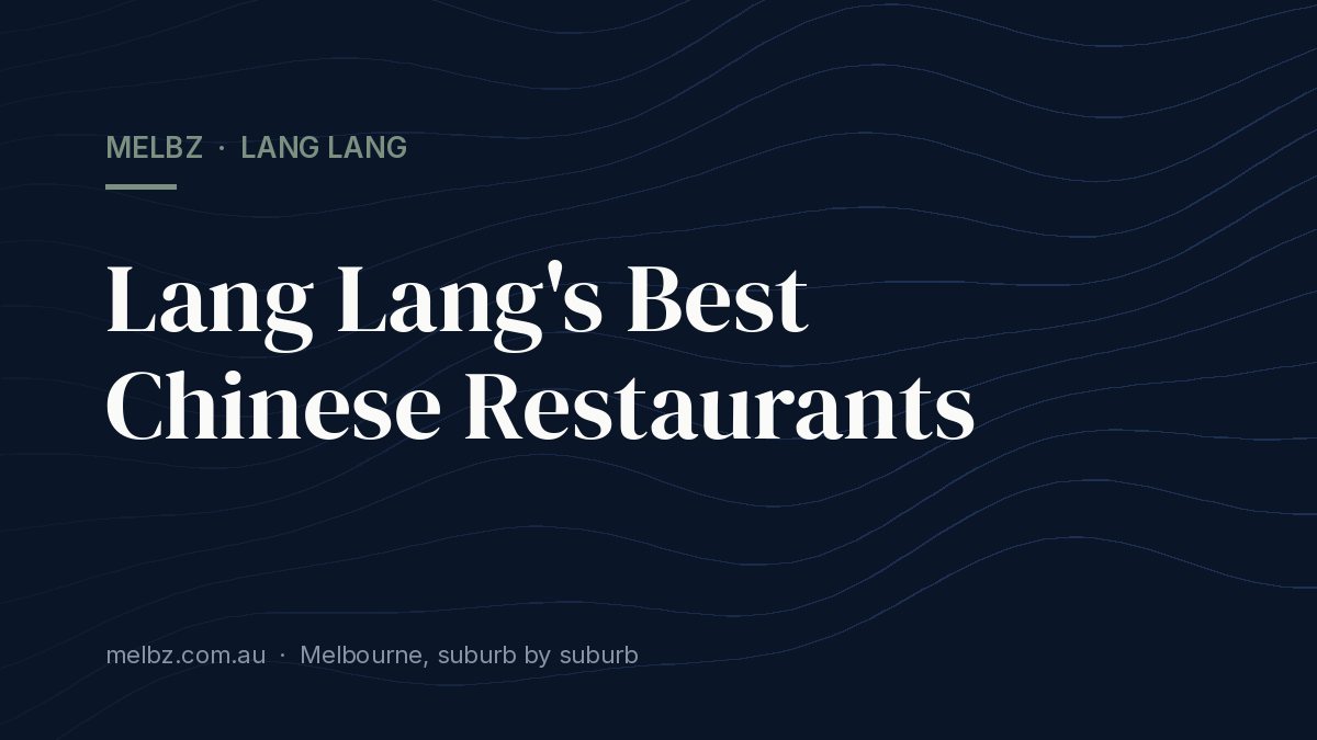 Title card: Lang Lang's Best Chinese Restaurants