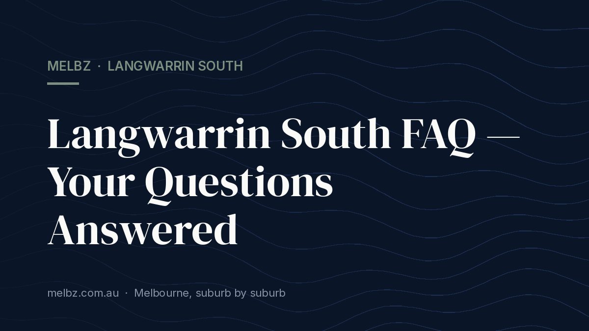 Living in an Apartment in Langwarrin South