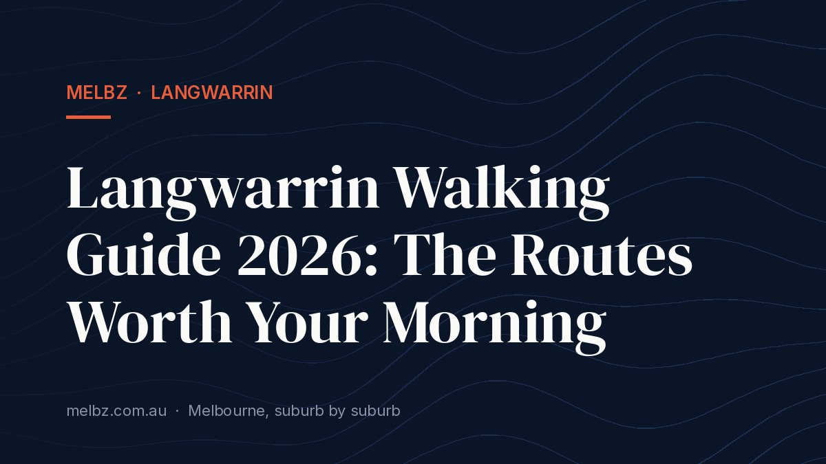 Title card: Langwarrin Walking Guide 2026: The Routes Worth Your Morning