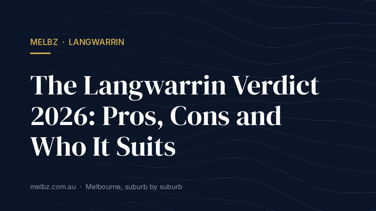 Title card: The Langwarrin Verdict 2026: Pros, Cons and Who It Suits