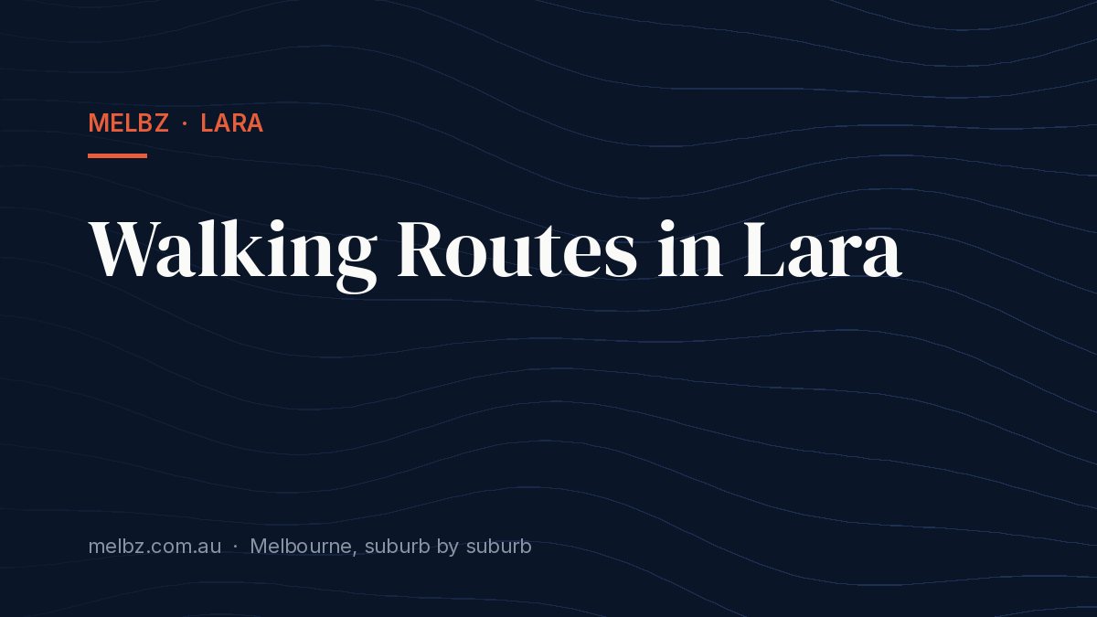 Title card: Walking Routes in Lara
