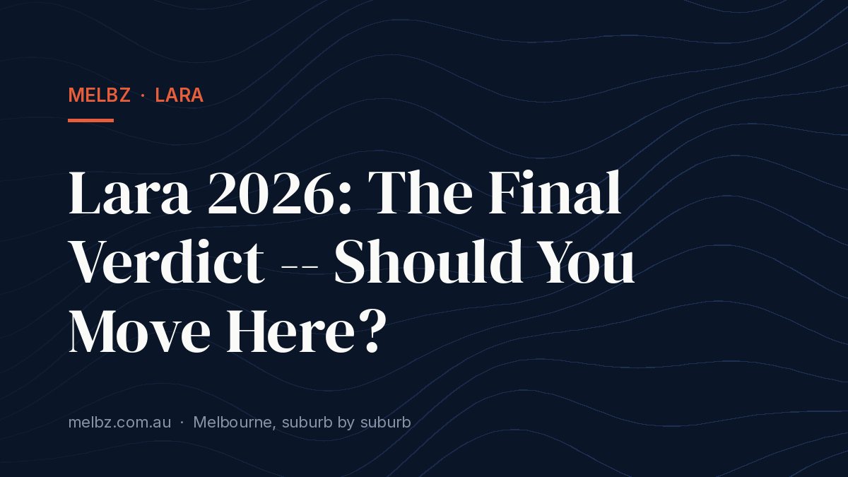 Title card: Lara 2026: The Final Verdict -- Should You Move Here?