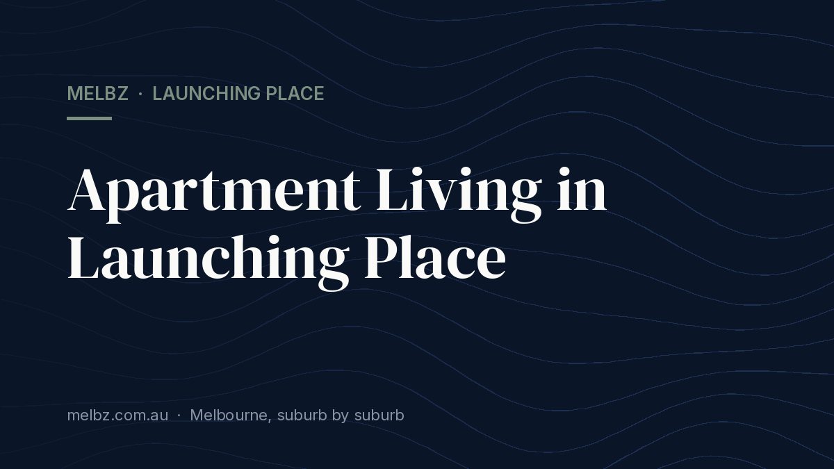 Title card: Apartment Living in Launching Place