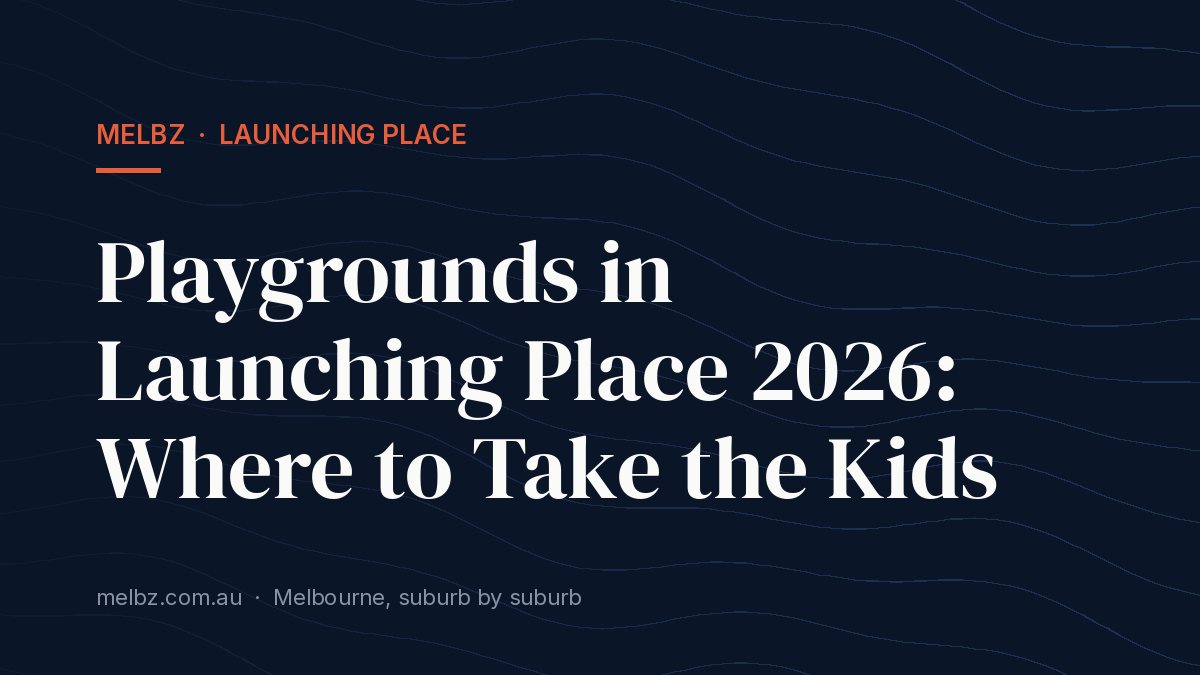 Title card: Playgrounds in Launching Place 2026: Where to Take the Kids