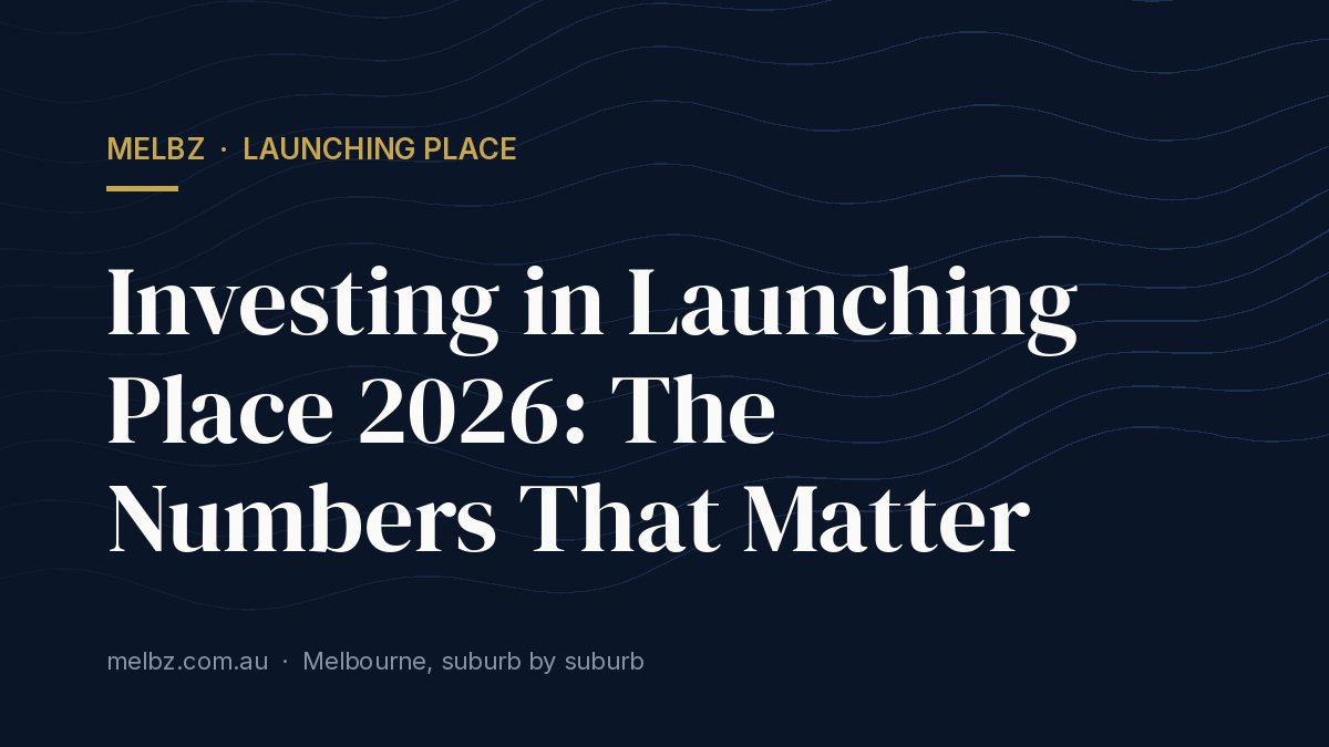 Title card: Investing in Launching Place 2026: The Numbers That Matter
