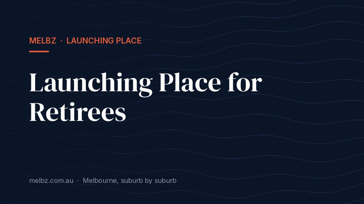 Title card: Launching Place for Retirees