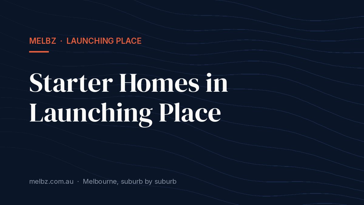 Title card: Starter Homes in Launching Place