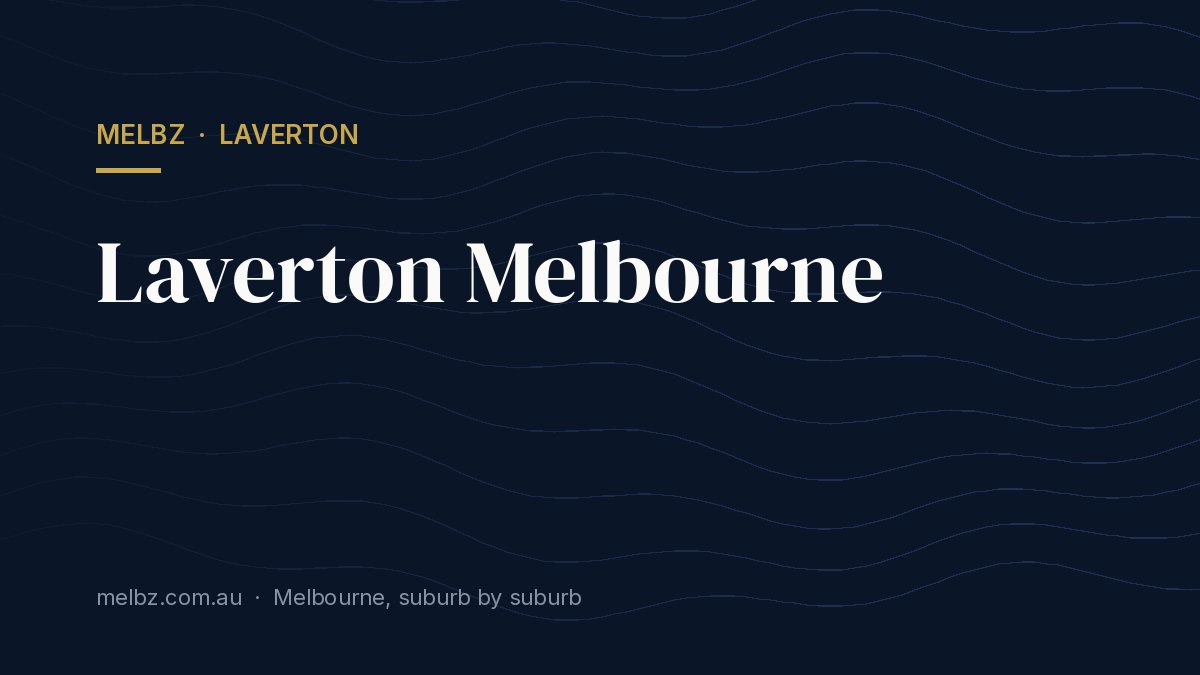 Title card: Laverton Melbourne