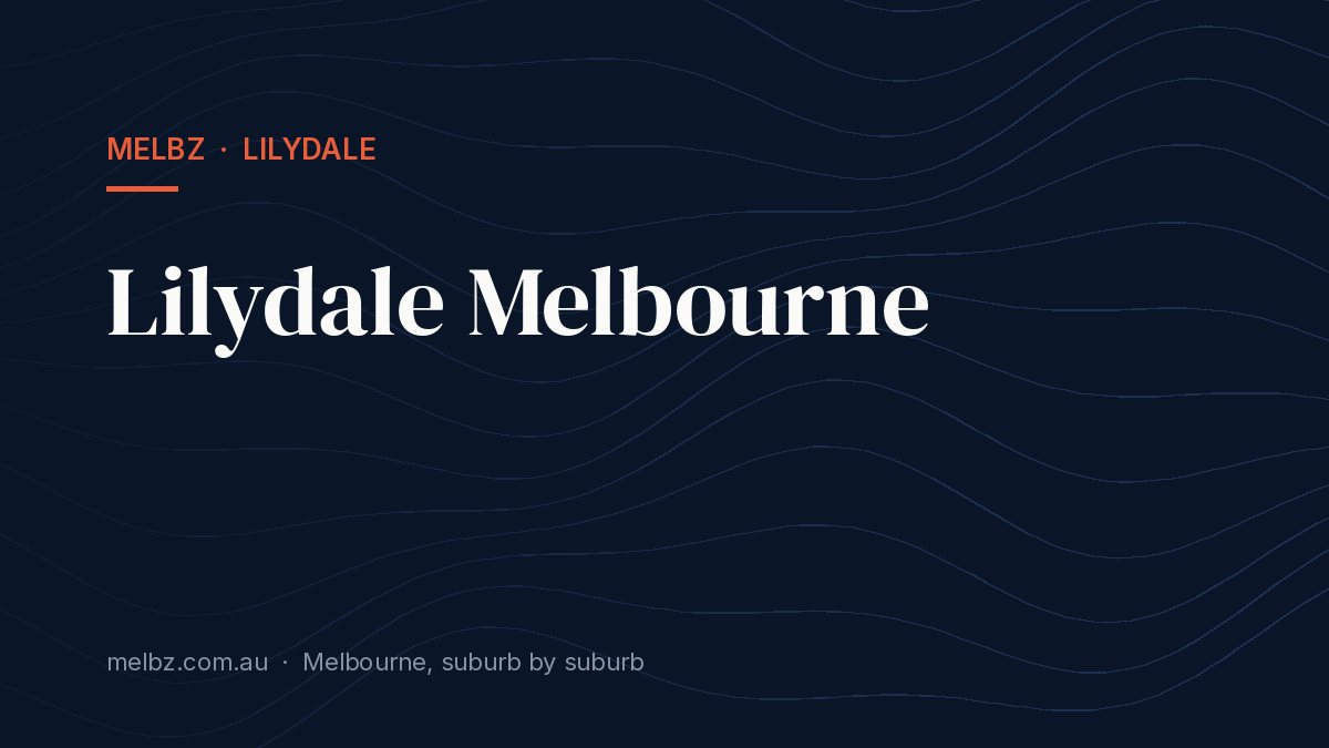 Title card: Lilydale Melbourne