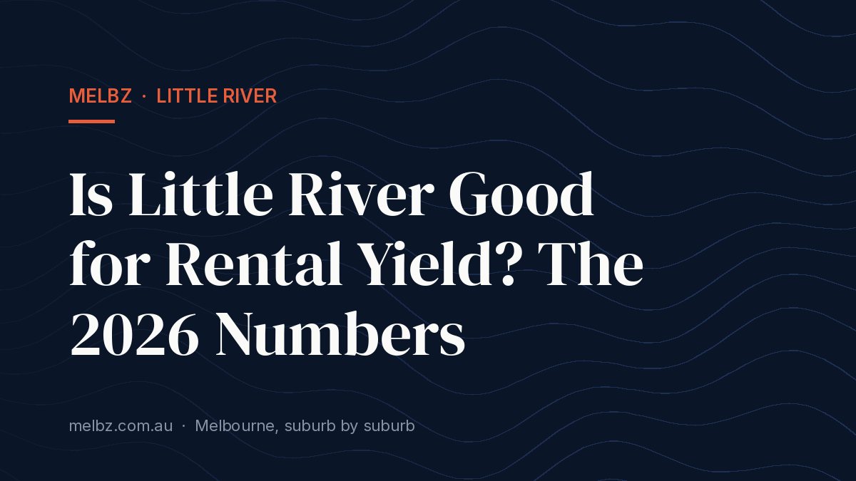 Title card: Is Little River Good for Rental Yield? The 2026 Numbers