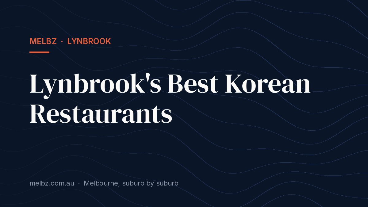 Title card: Lynbrook's Best Korean Restaurants