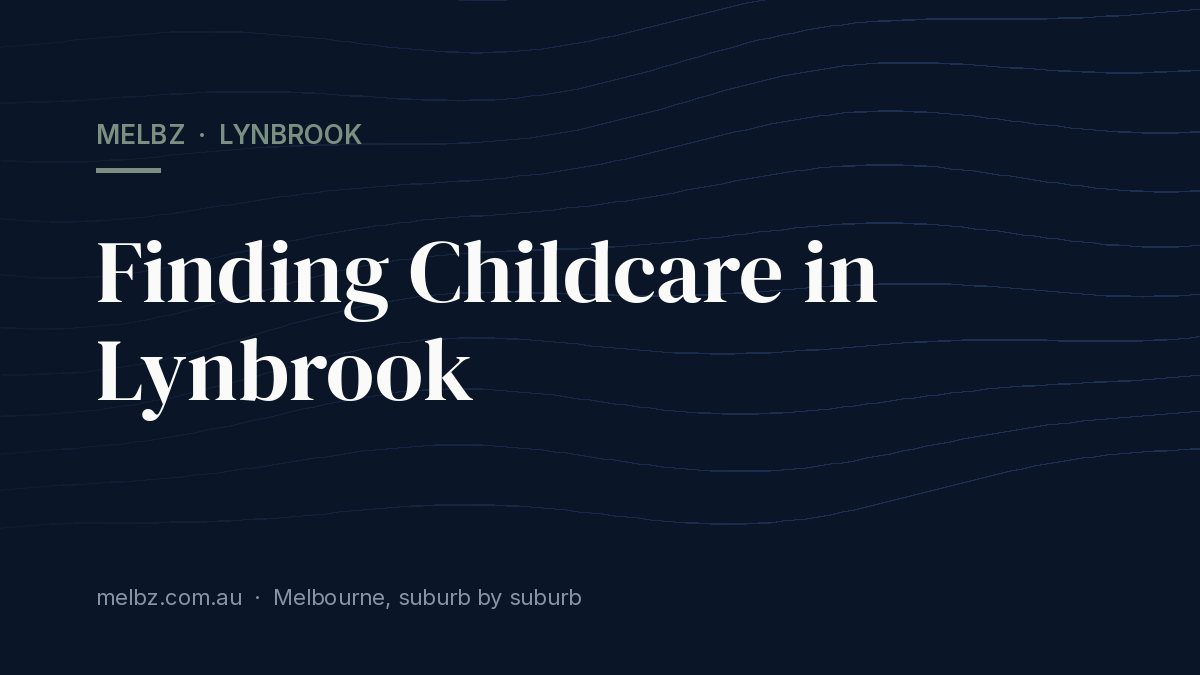 Title card: Finding Childcare in Lynbrook