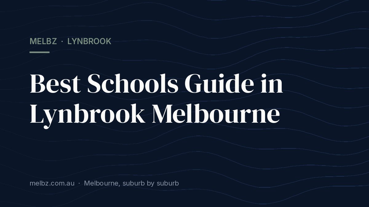 Title card: Best Schools Guide in Lynbrook Melbourne