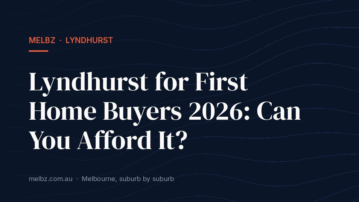 Title card: Lyndhurst for First Home Buyers 2026: Can You Afford It?