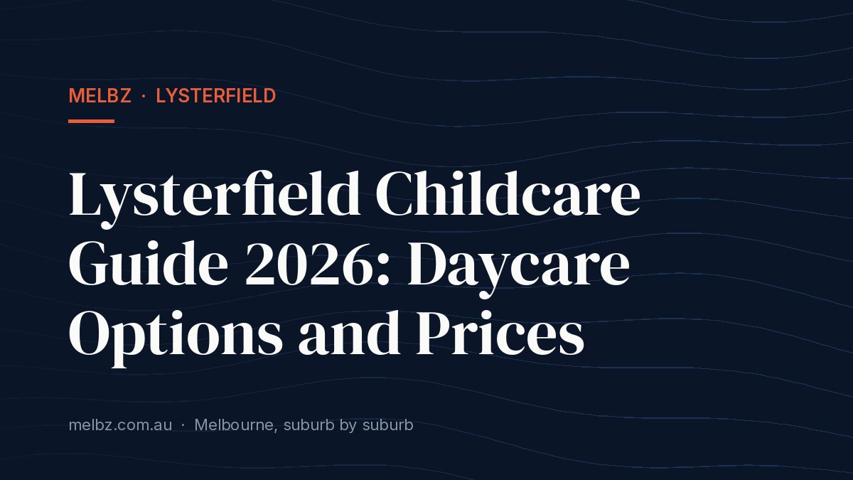 Title card: Lysterfield Childcare Guide 2026: Daycare Options and Prices