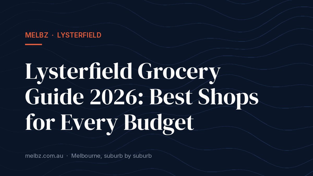 Title card: Lysterfield Grocery Guide 2026: Best Shops for Every Budget