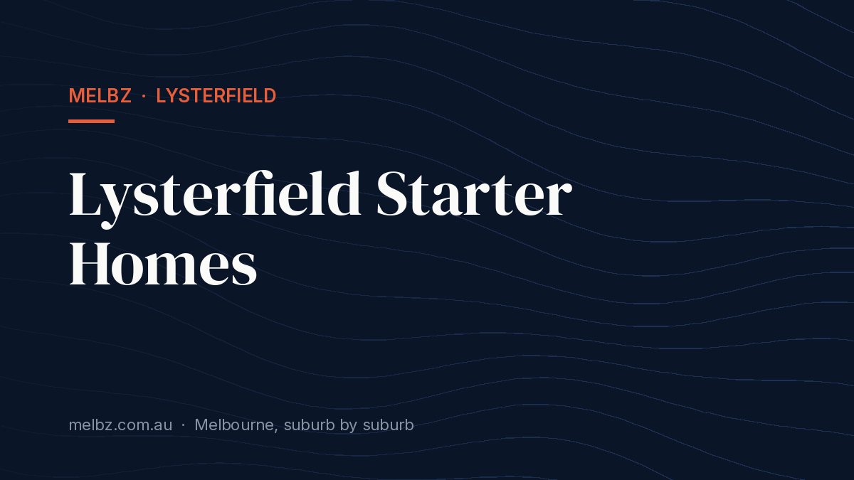 Title card: Lysterfield Starter Homes