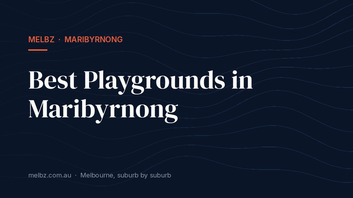Title card: Best Playgrounds in Maribyrnong