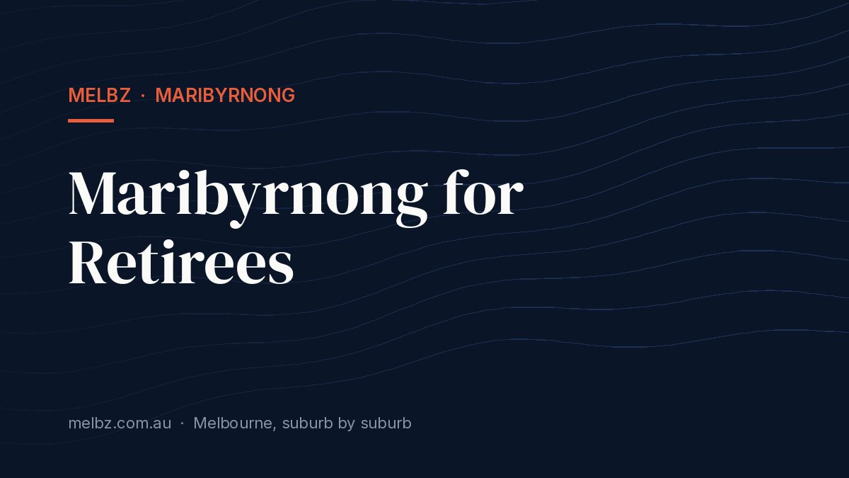 Title card: Maribyrnong for Retirees