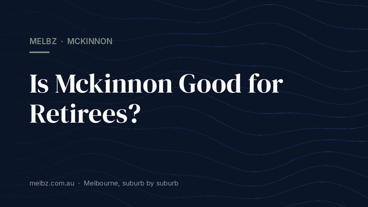 Title card: Is Mckinnon Good for Retirees?