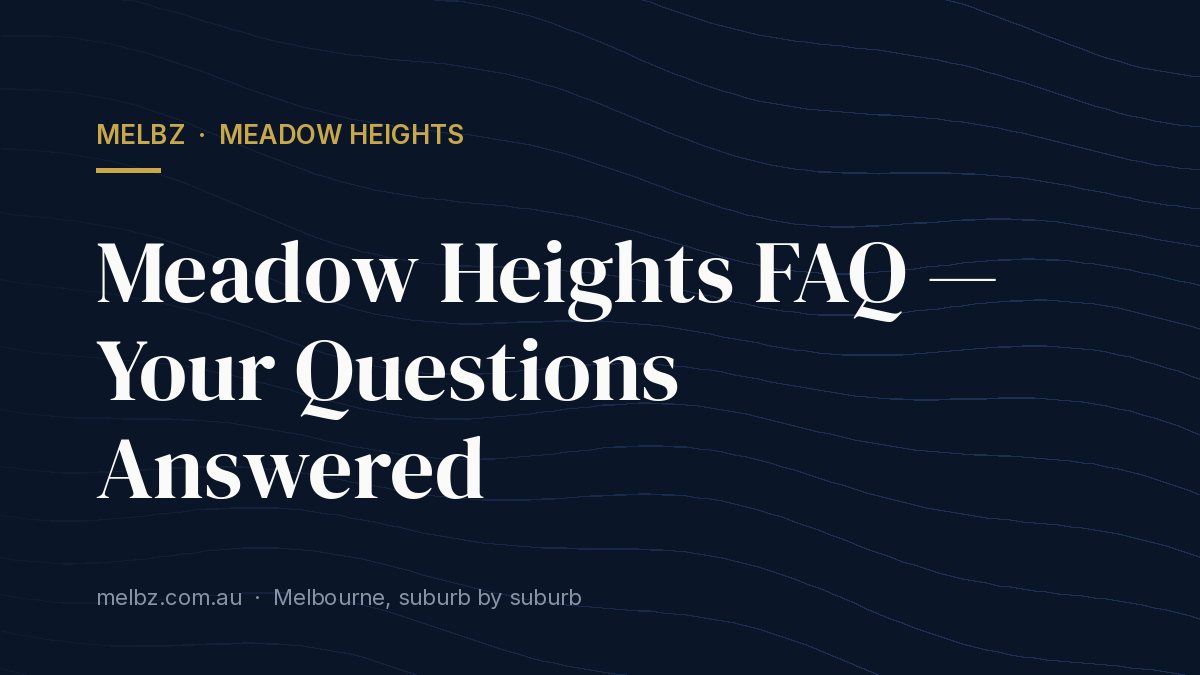 Living in an Apartment in Meadow Heights