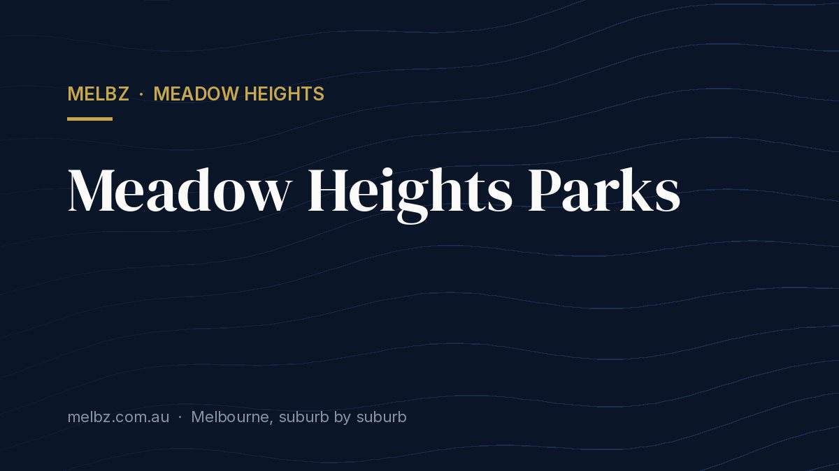 Title card: Meadow Heights Parks