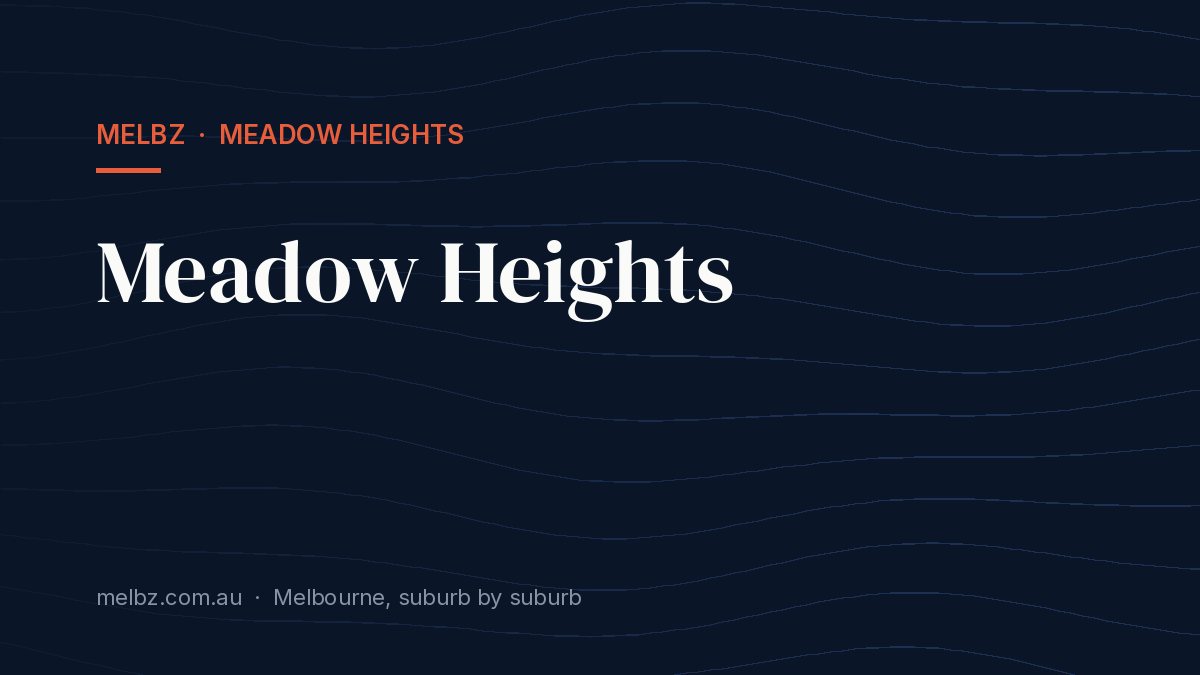 Title card: Meadow Heights
