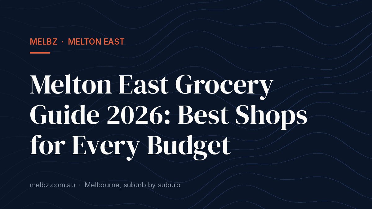 Title card: Melton East Grocery Guide 2026: Best Shops for Every Budget